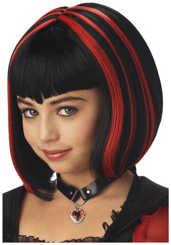 Peluca de vampiro para niñas