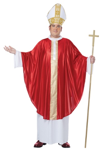 Disfraz de Papa talla extra