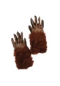Guantes café de hombre-lobo