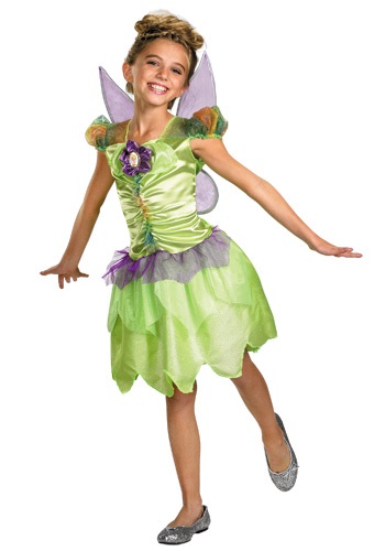 Disfraz de arcoiris para niña Tinkerbell