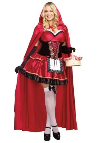 Disfraz rojo para mujer talla grande