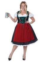 Disfraz para mujer de Oktoberfest talla extra