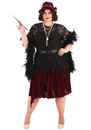Disfraz flapper Toe Tappin' talla extra para mujer