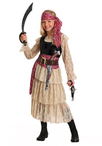 Traje de espadachín dulce de niña