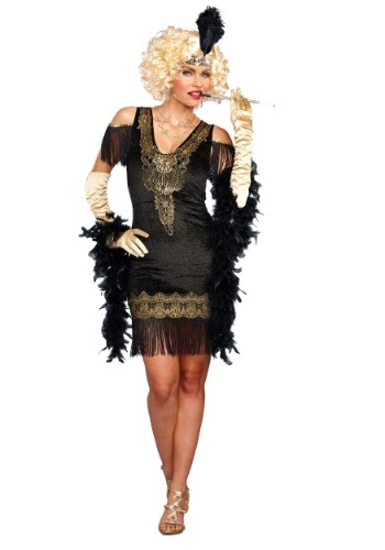 Disfraz Flapper a la moda para mujer