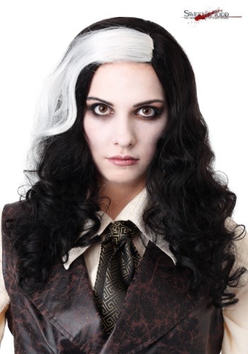 Peluca de mujer larga Sweeney Todd