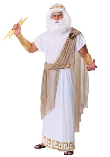 Disfraz de Zeus para hombre talla extra