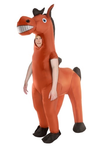 Disfraz de caballo inflable gigante infantil