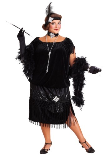 Flapper Deluxe Plus de color negro