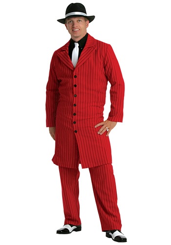 Traje Zoot rojo de gángster