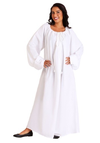 Camisón blanco del Renacimiento 1