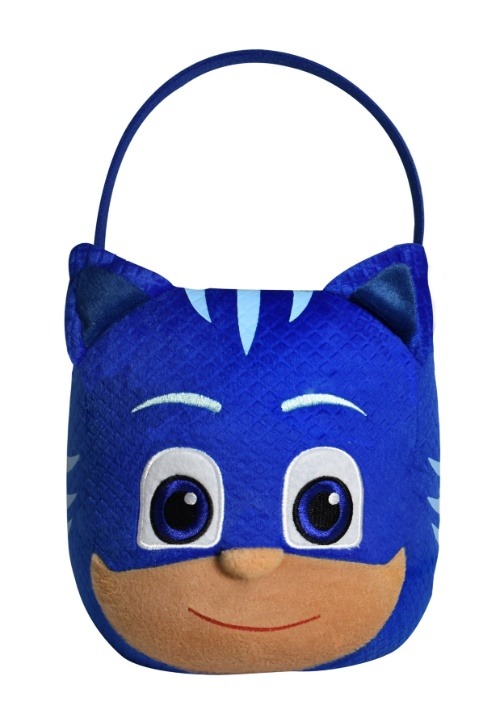 Cubo de felpa de Catboy para pedir dulce o truco